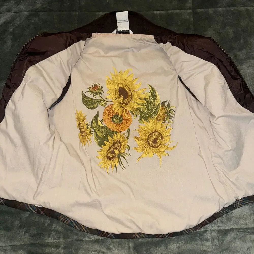 Cabi Puffer Vest Women's Small Brown Lined Quilted Pockets Vintage Boho‎ Cottage